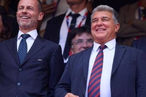 不陪皇马玩了？加泰媒体：巴萨和欧足联和解，决定退出超级联赛