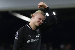 英超｜曼城客胜富勒姆 哈兰德创最快百球纪录